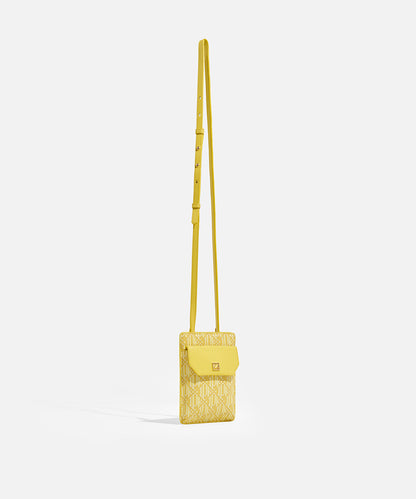 Monogram phone bag