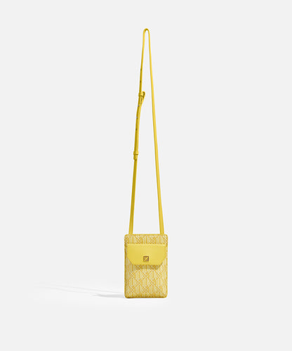 Monogram phone bag