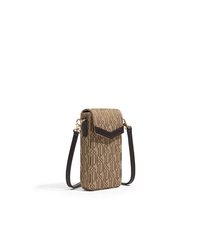 Monogram jacquard phone bag