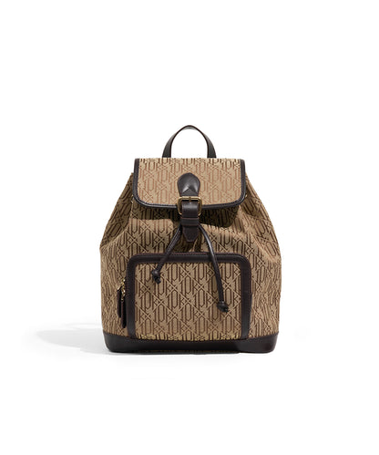 Monogram jacquard backpack
