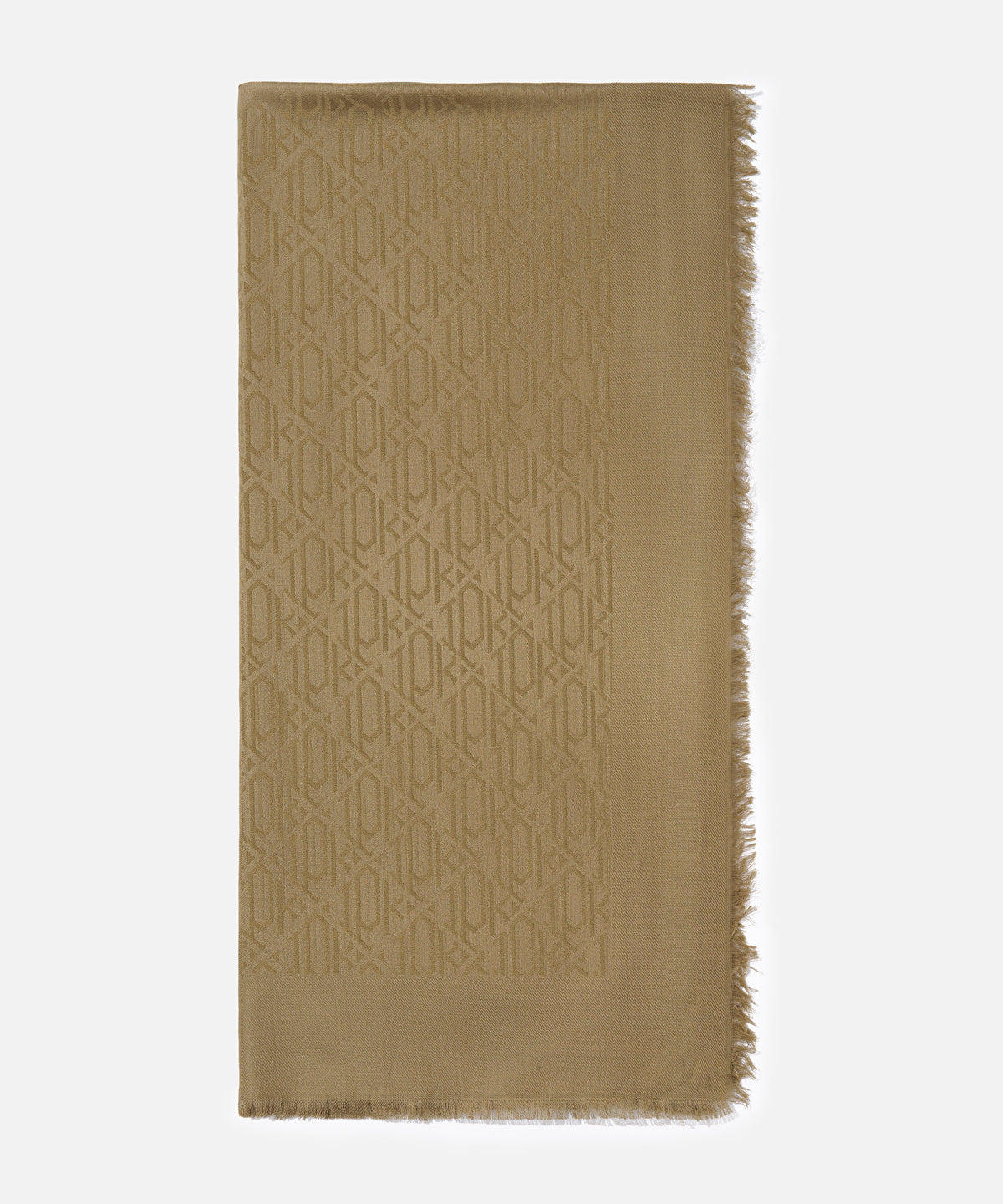 Monogram shawl 130x130 cm