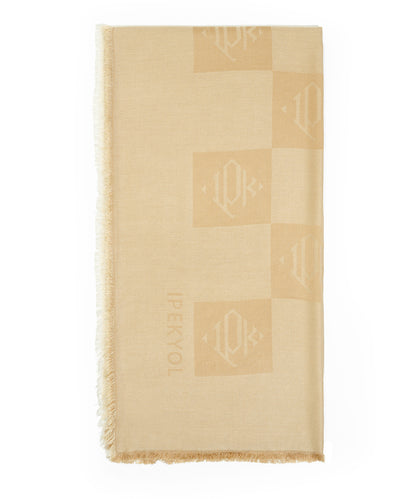 Monogram Shawl 130X130 Cm