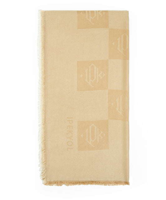 Monogram Shawl 130X130 Cm