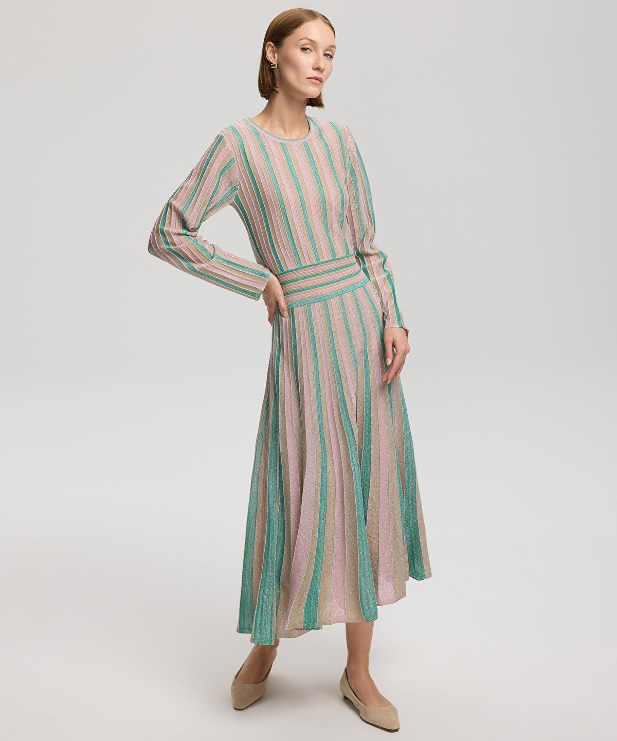 Lurex Knit Dress