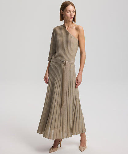 Asymmetric knit dress