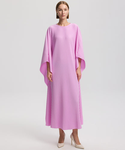 Pleated maxi dress