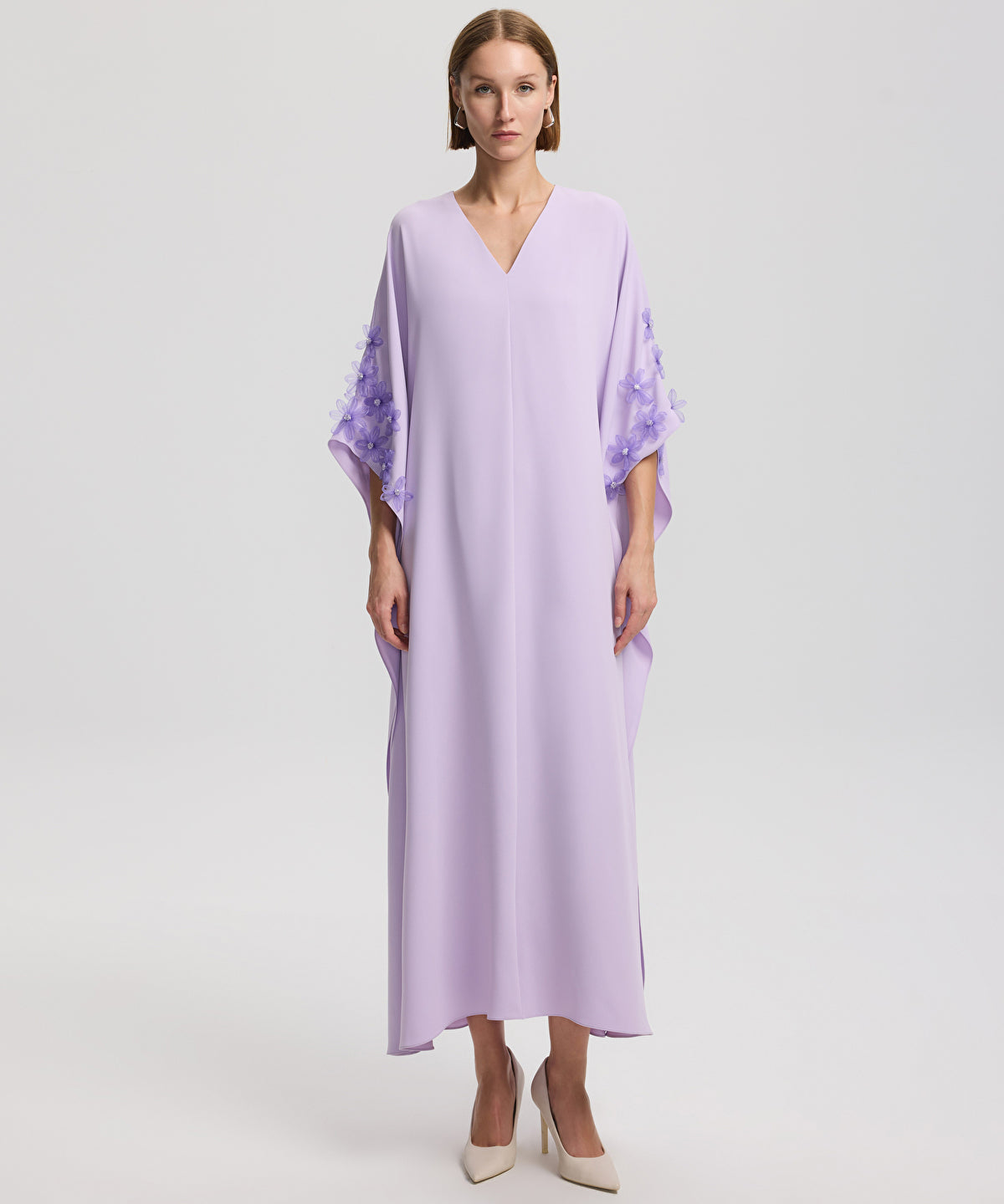 Zoomed Embroidered Maxi Dress