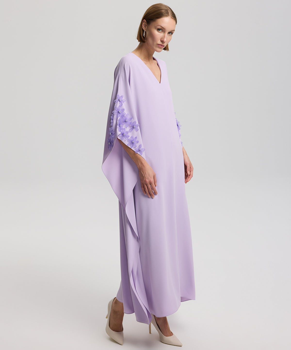 Zoomed Embroidered Maxi Dress
