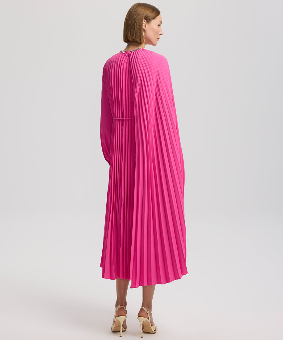 Zoomed Pleated Dress