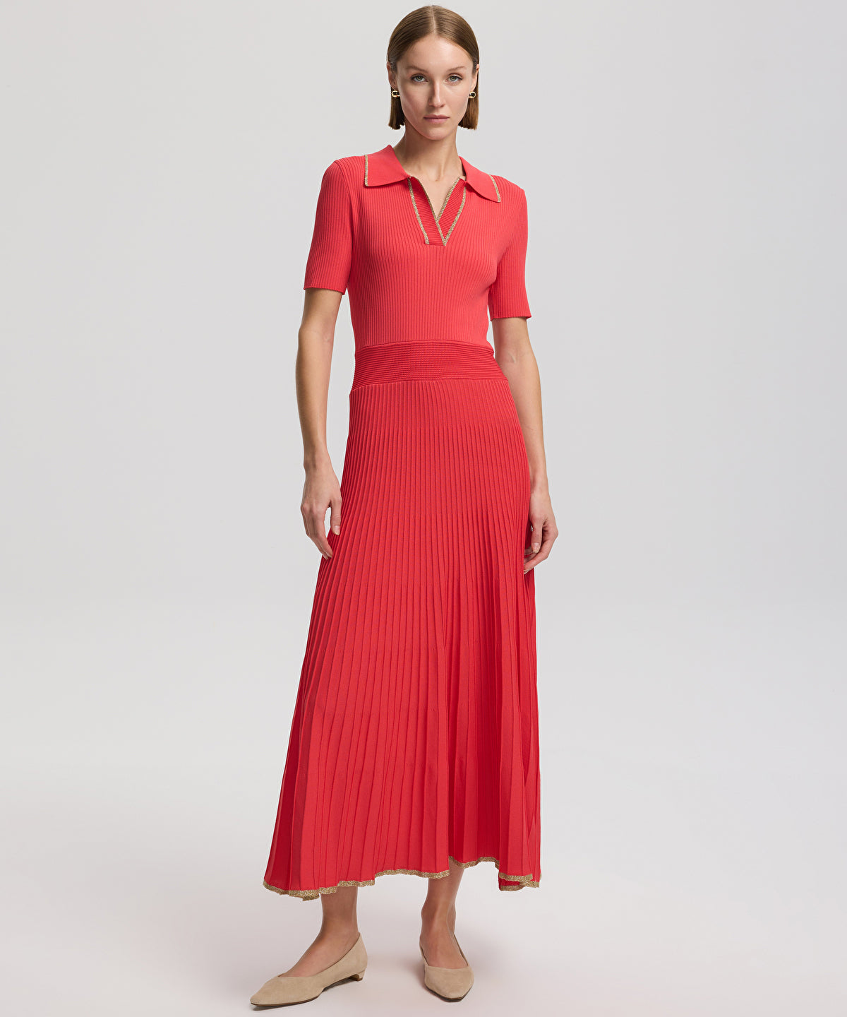 Knit maxi dress