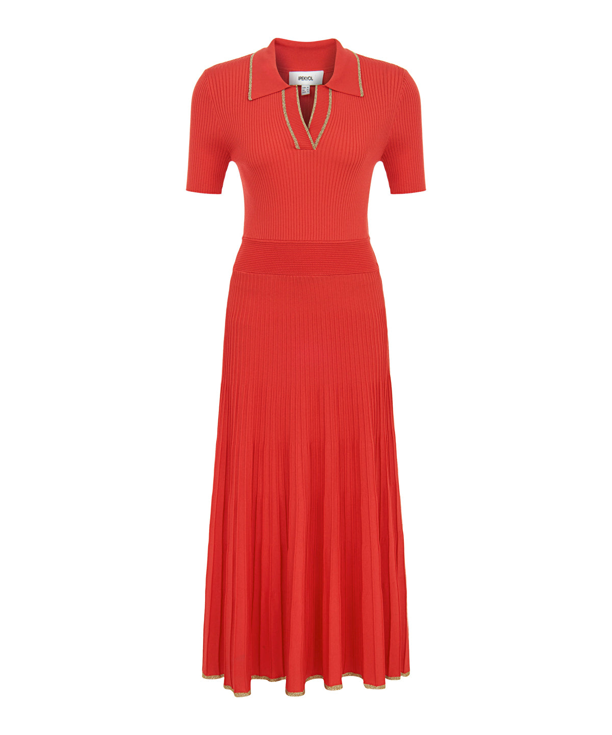 Knit maxi dress