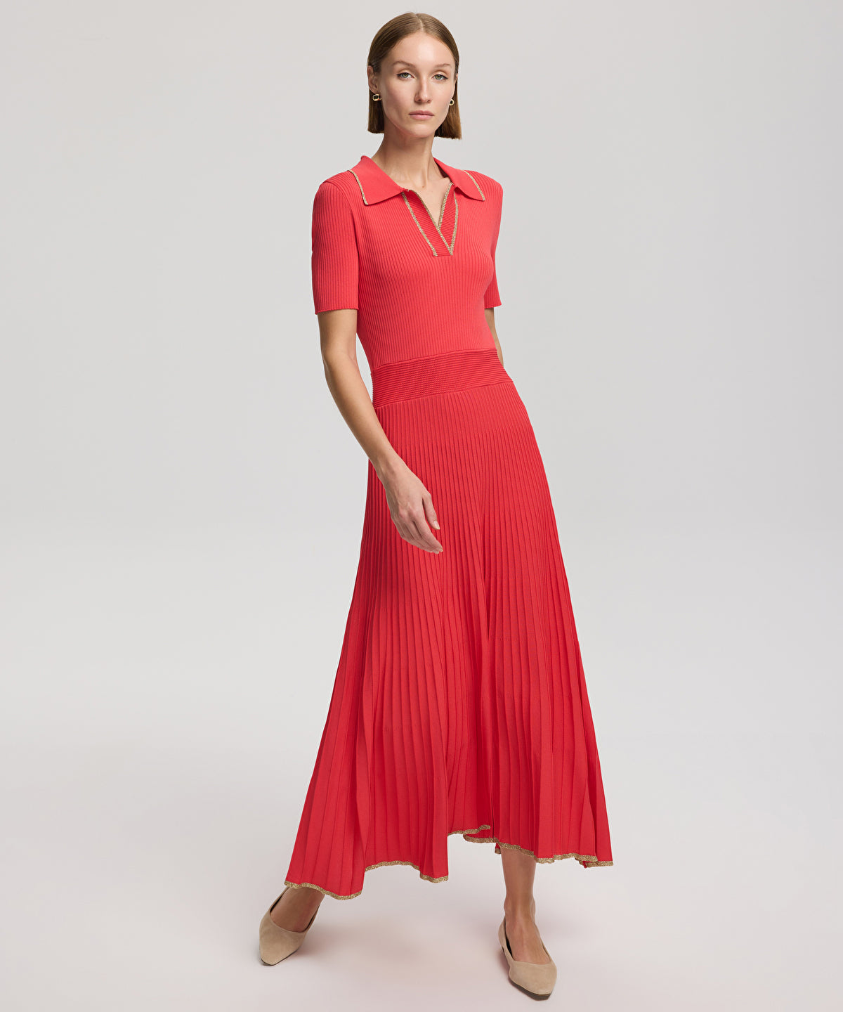 Knit maxi dress