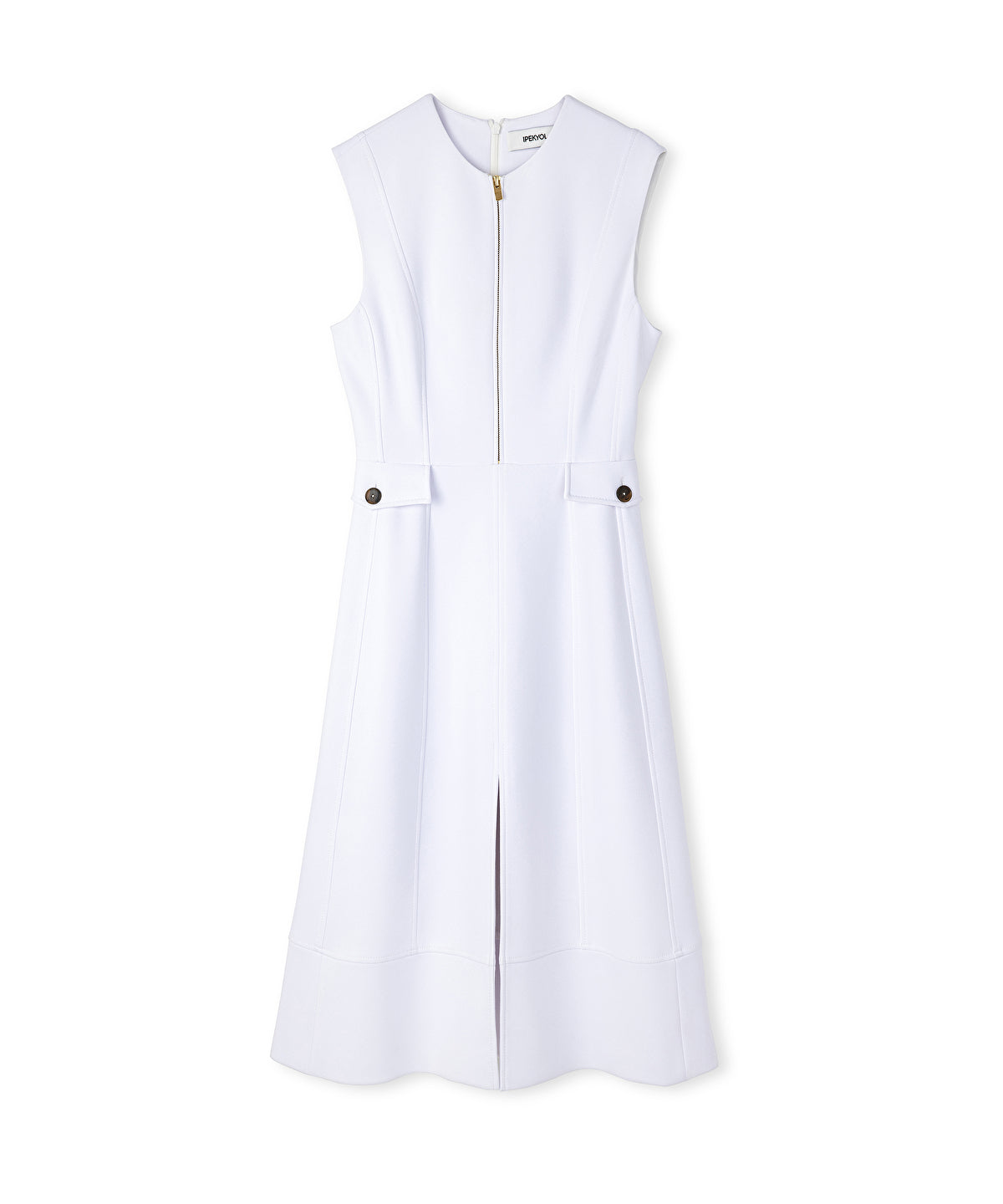 Dress with zip