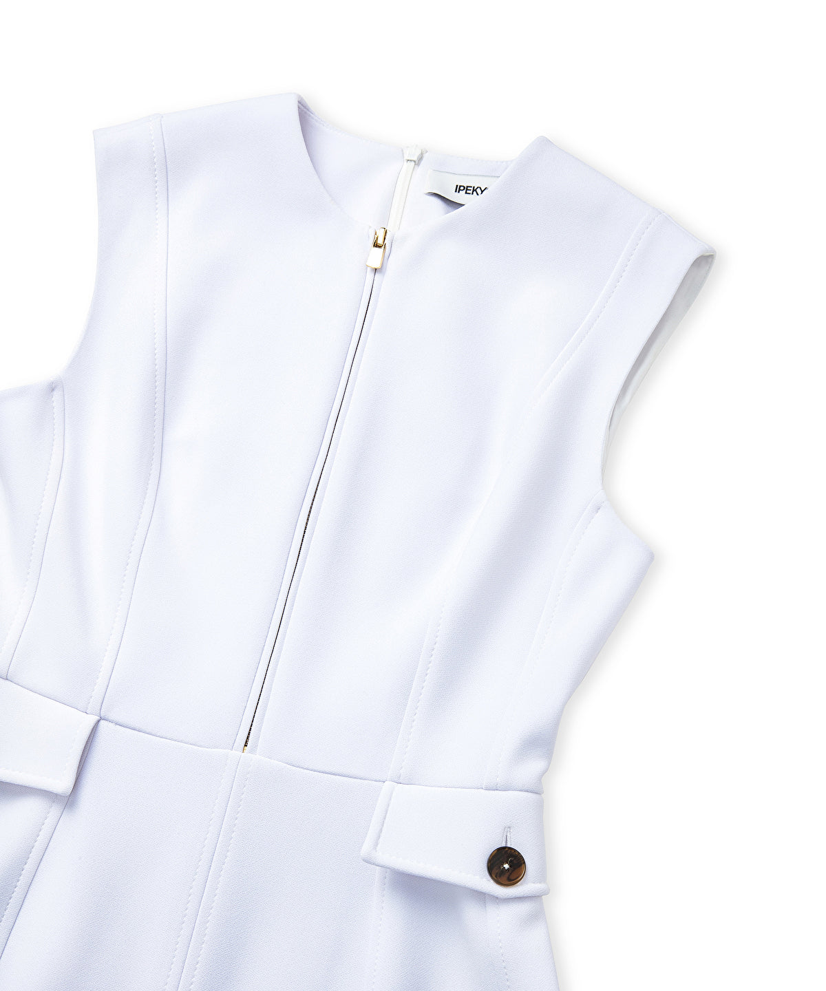 Dress with zip
