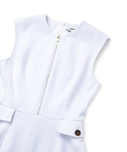 Dress with zip