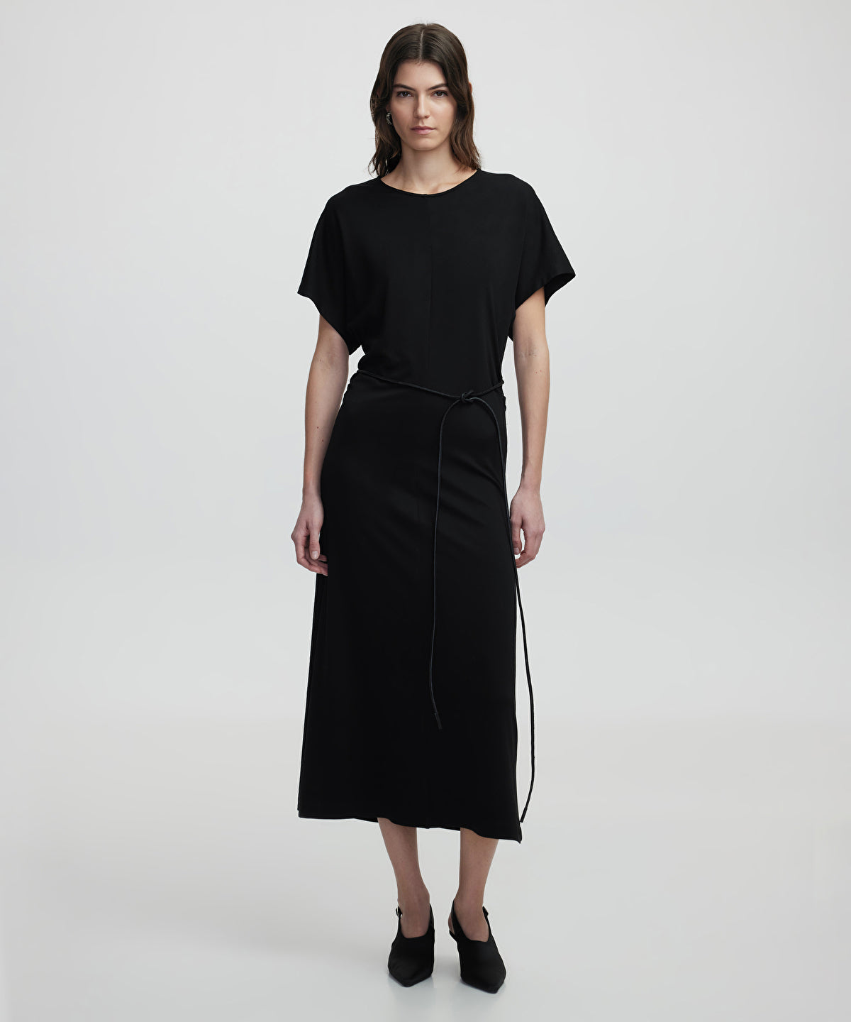 Zoomed Belted Dress
