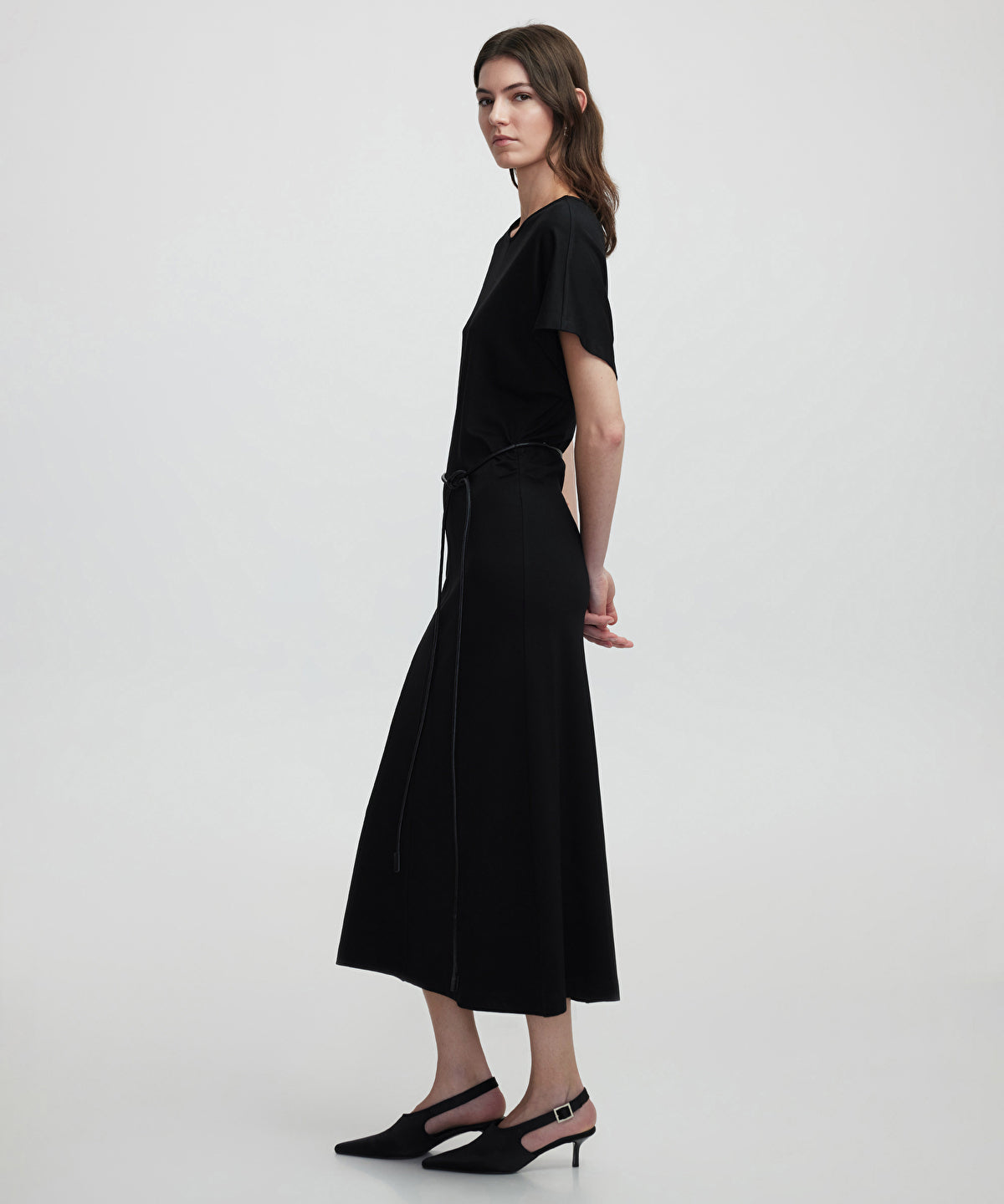 Zoomed Belted Dress