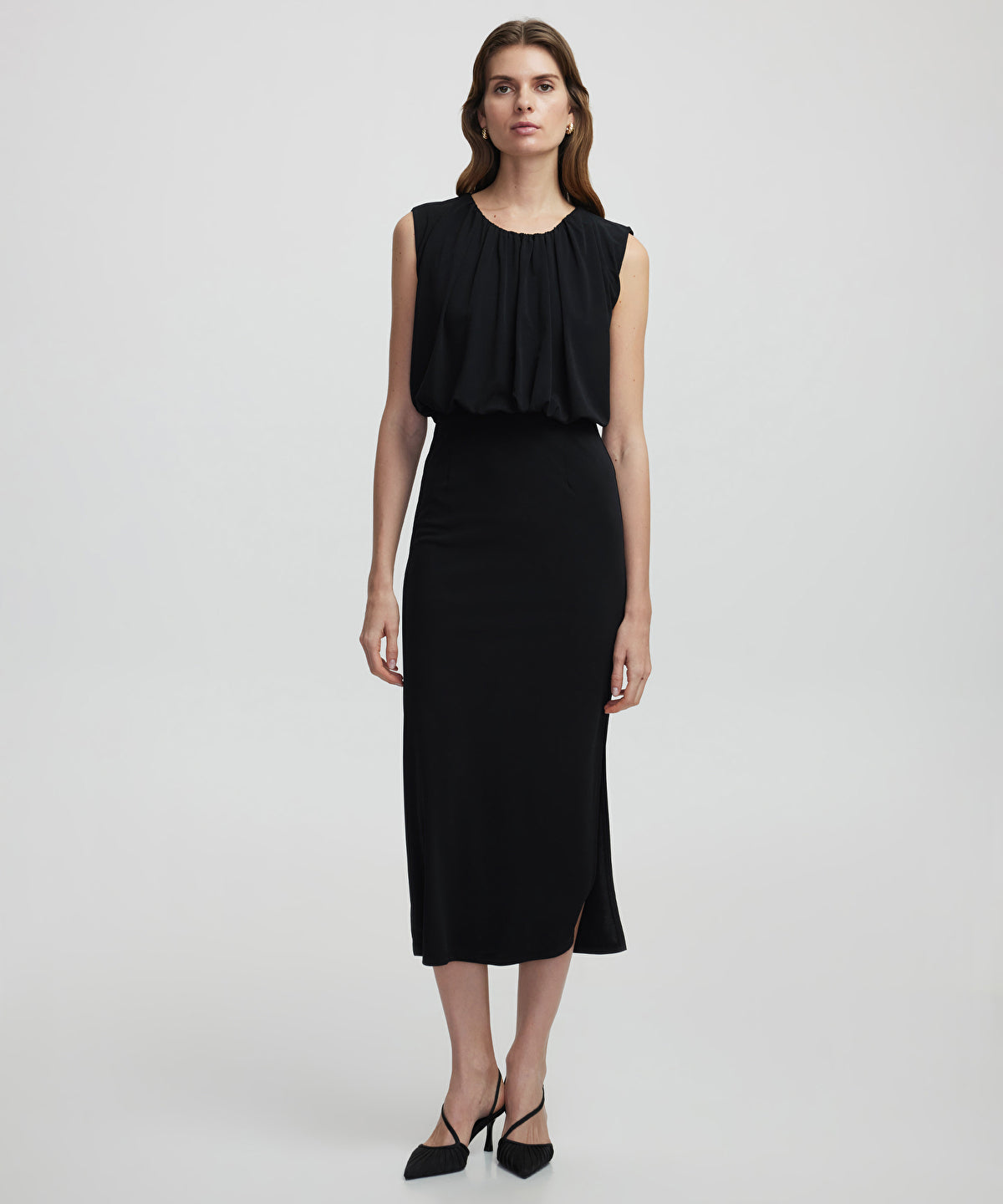 Zoomed Draped Dress