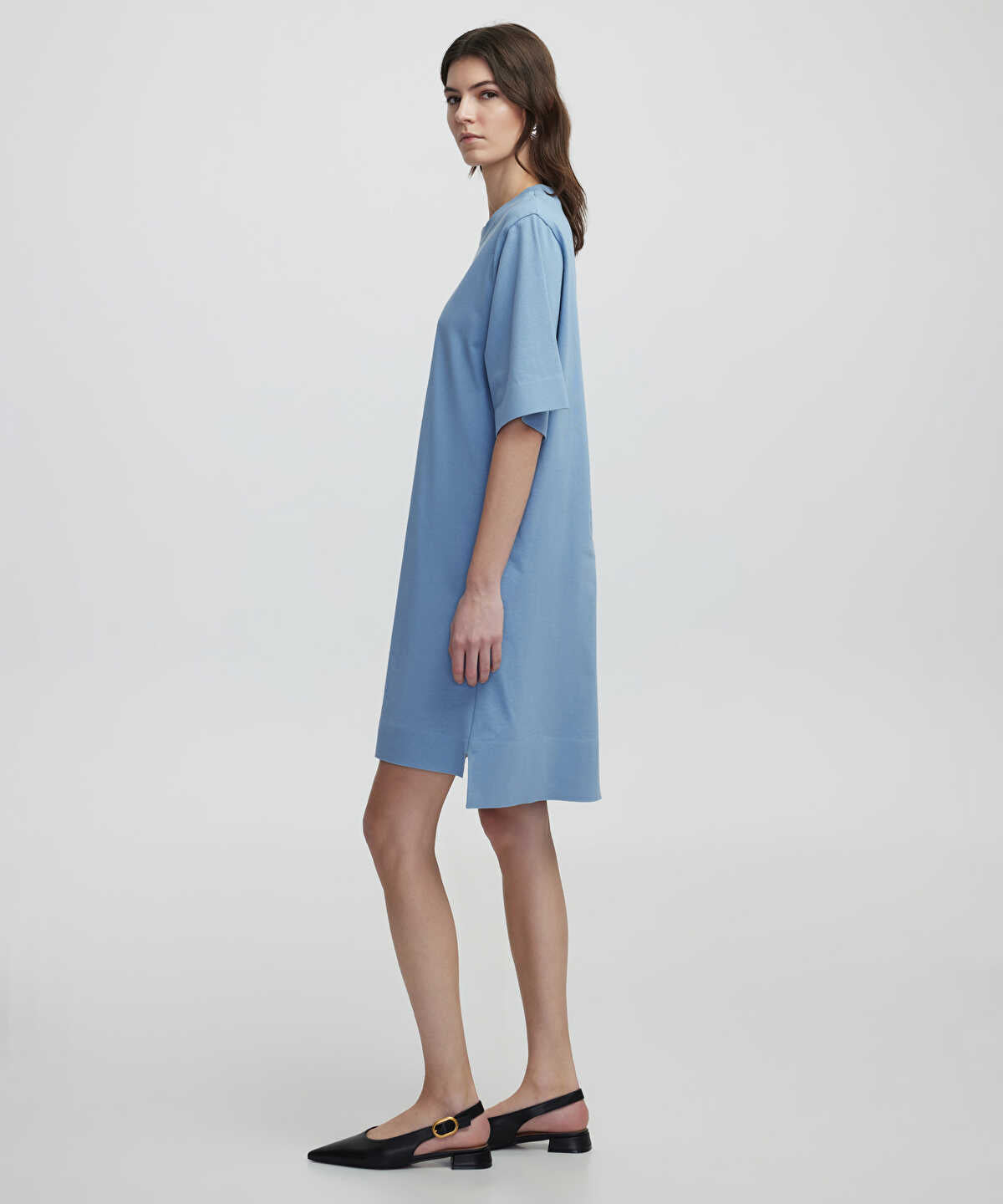 Relaxed Fit Combed Cotton Dress
