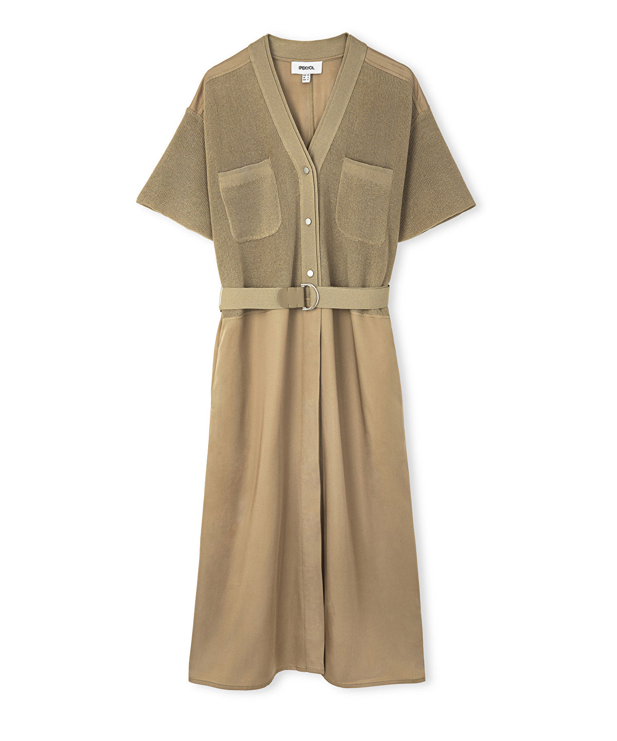 Zoomed Mixed Dress