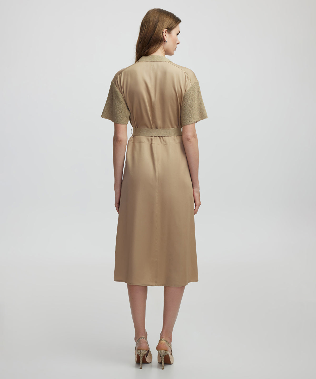 Zoomed Mixed Dress