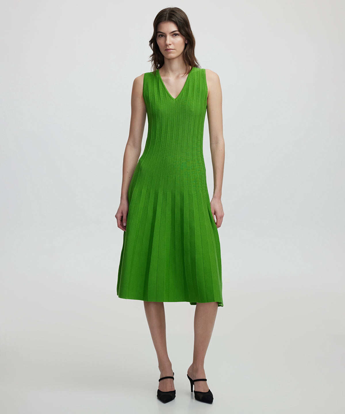 V-Neck Knit Dress