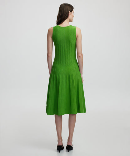 V-Neck Knit Dress