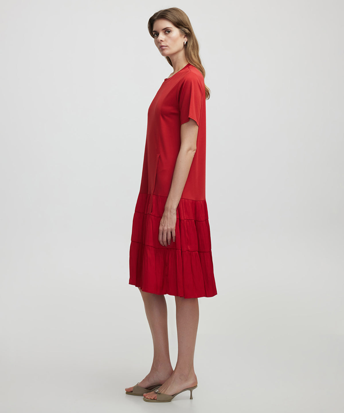 Zoomed Gathered Dress