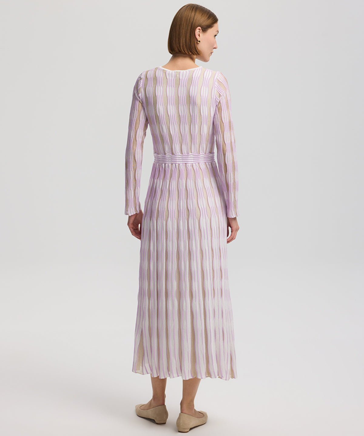 Zoomed Long Knit Dress