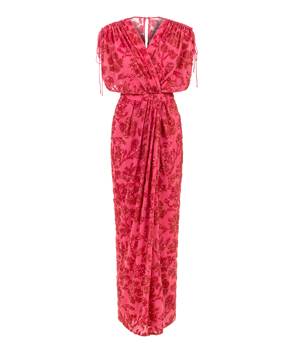 Zoomed Sequin Chiffon Dress