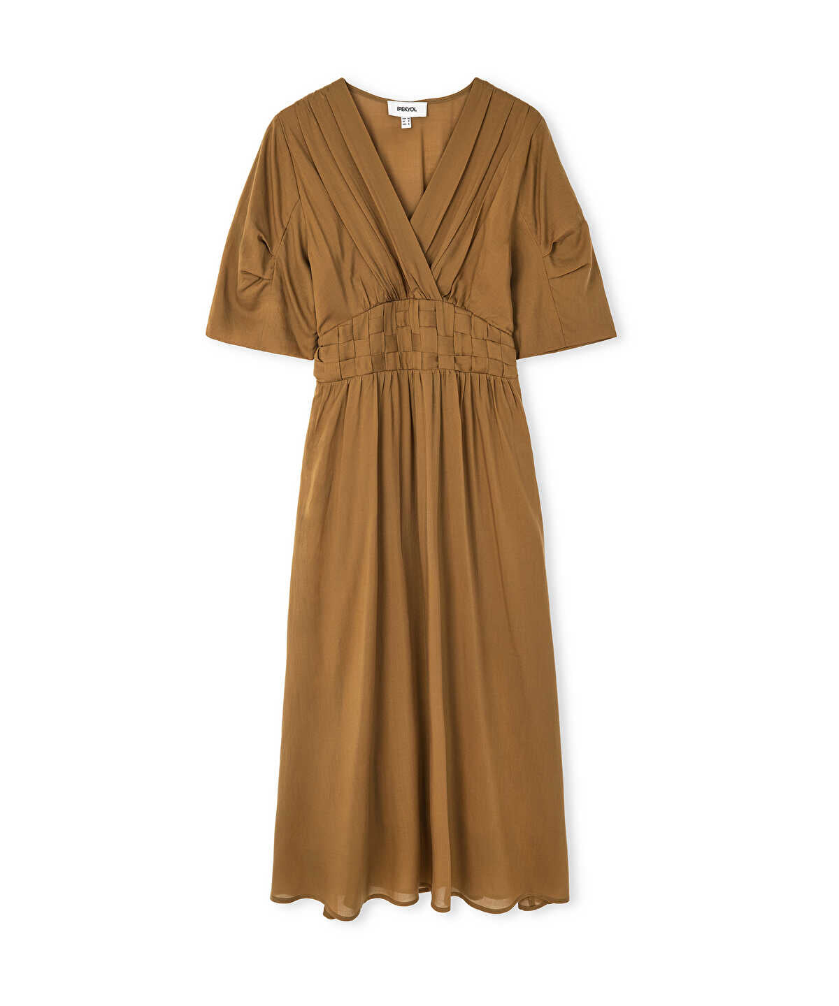 Draped Midi Dress