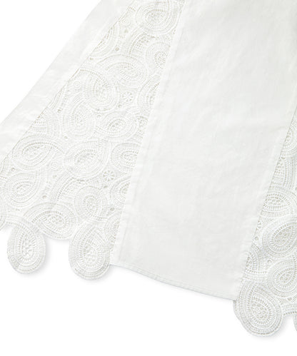 Square Neck Broderie Anglaise Dress