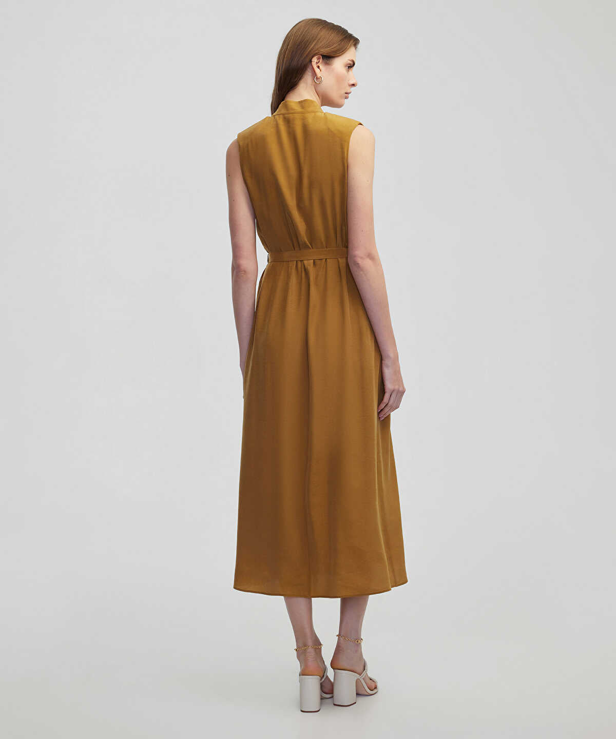 Belted Midi Dress