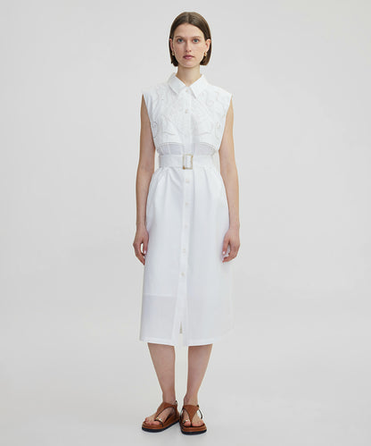 Embroidered Shirt Dress