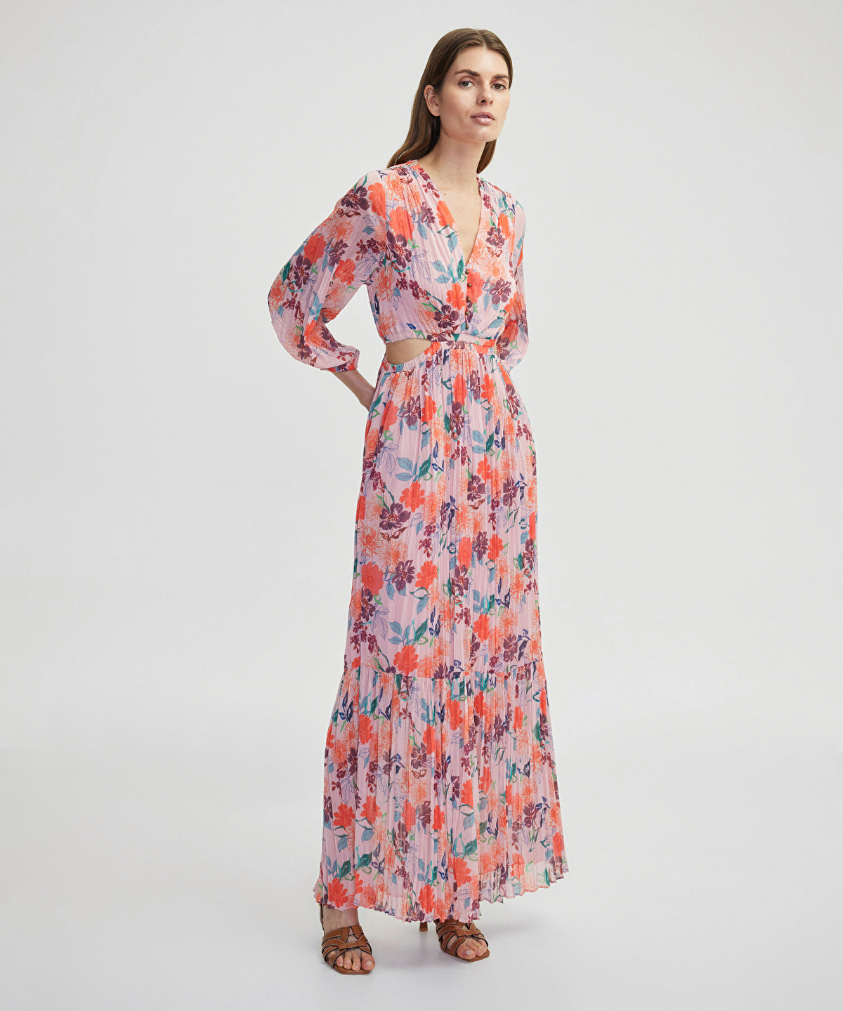 Floral Print Maxi Dress