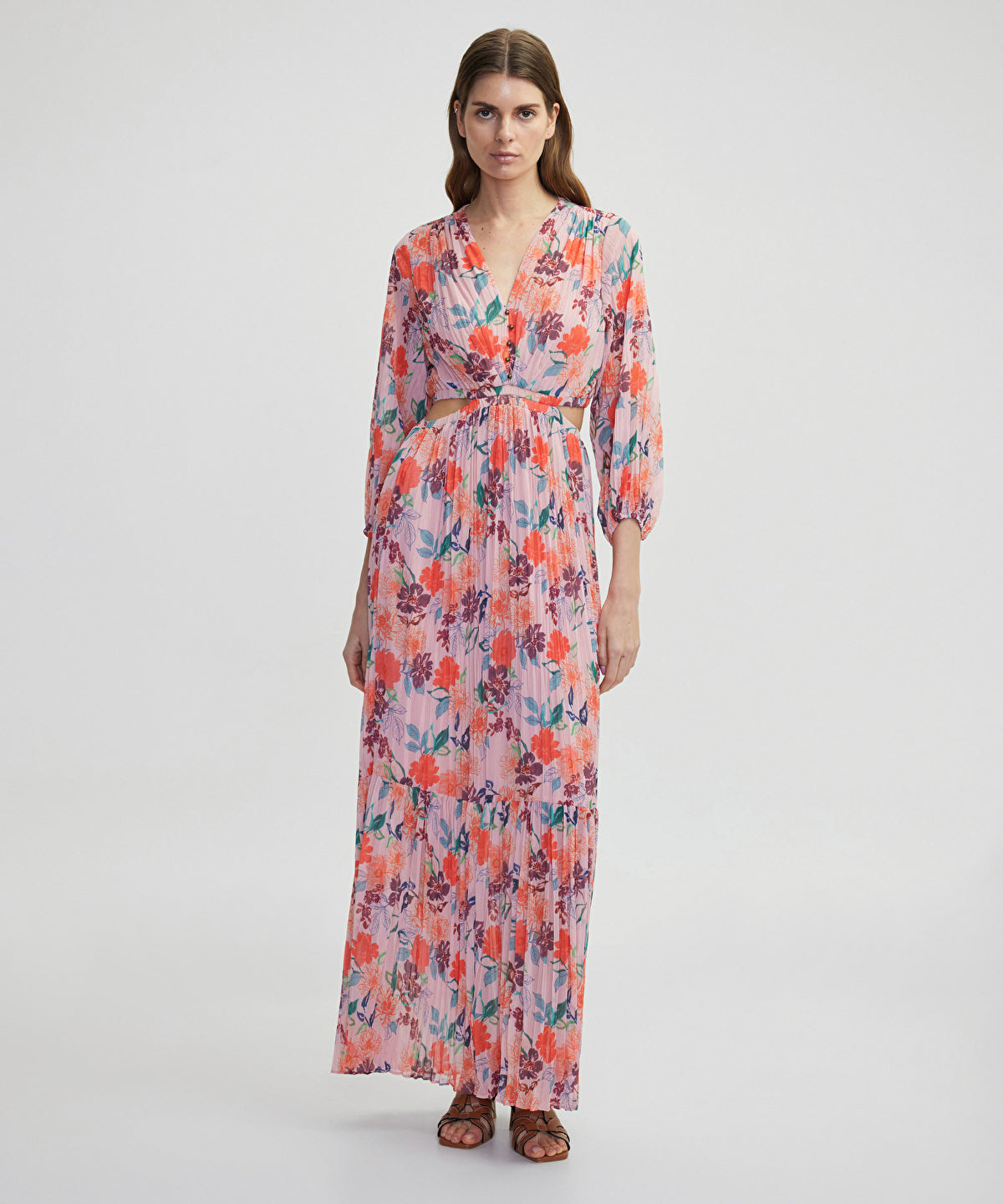 Floral Print Maxi Dress