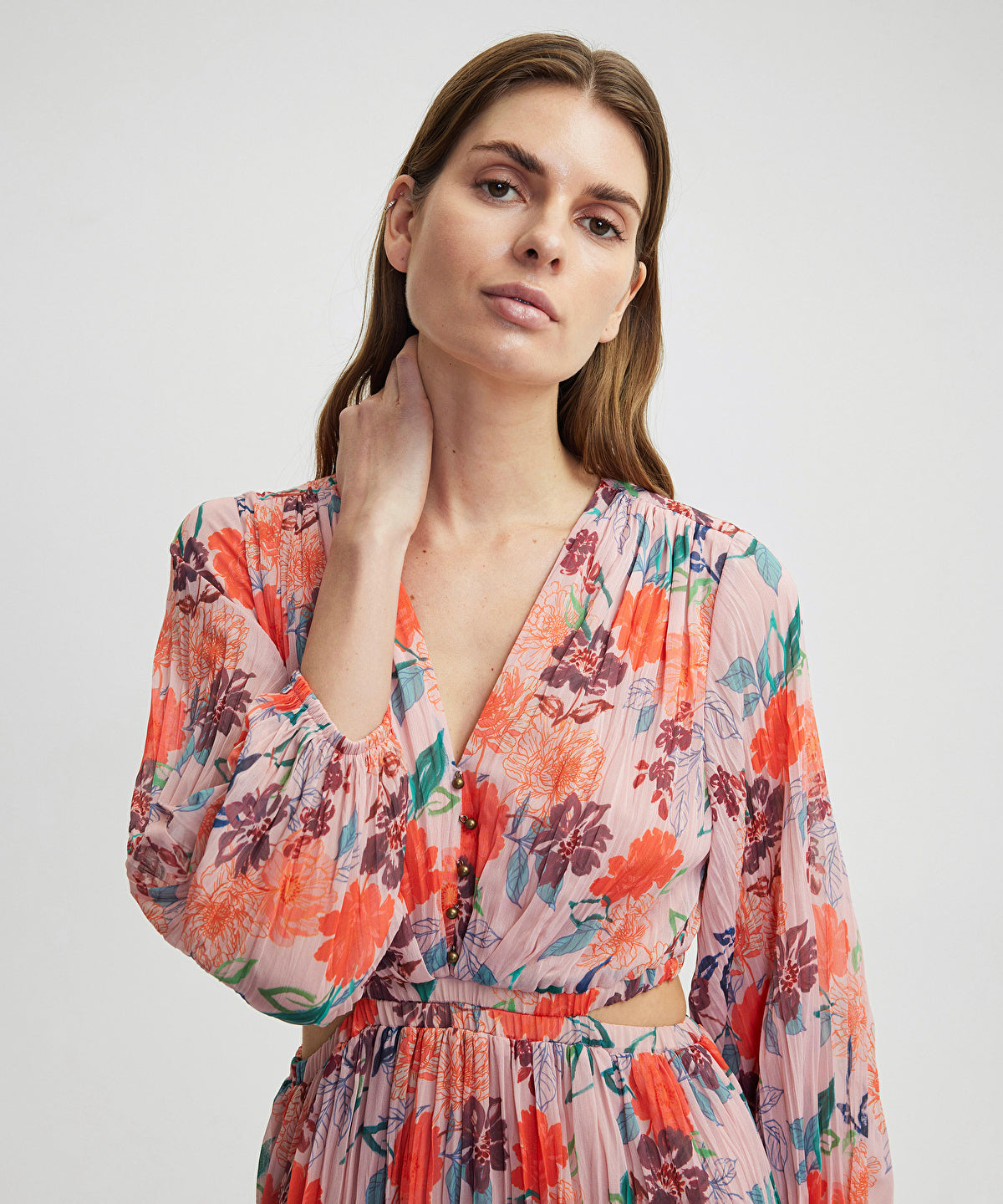 Floral Print Maxi Dress