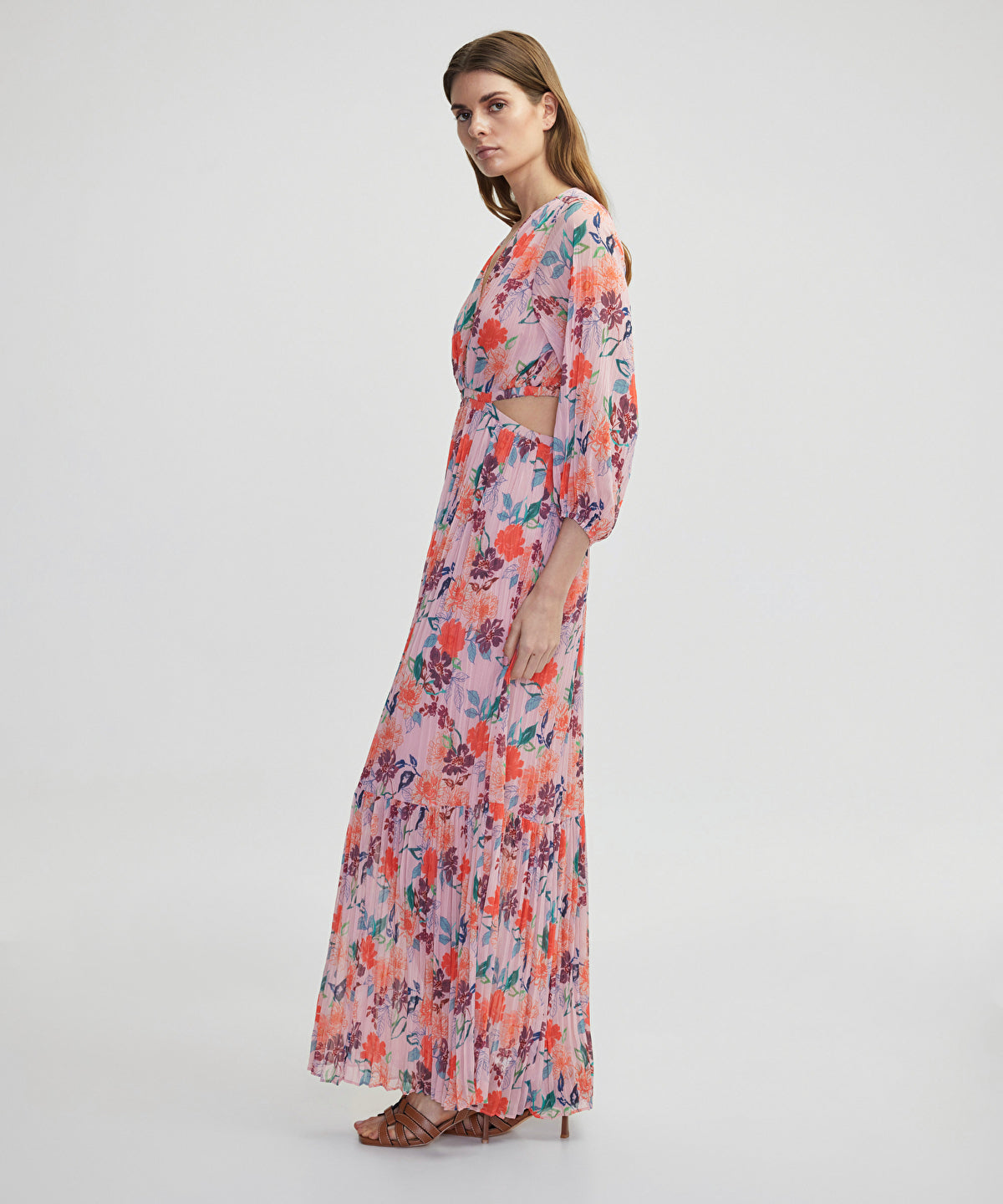 Floral Print Maxi Dress