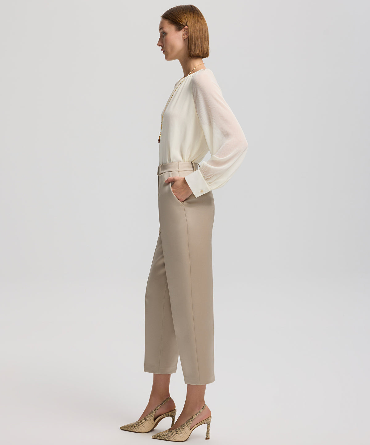 Zoomed Cigarette Trousers