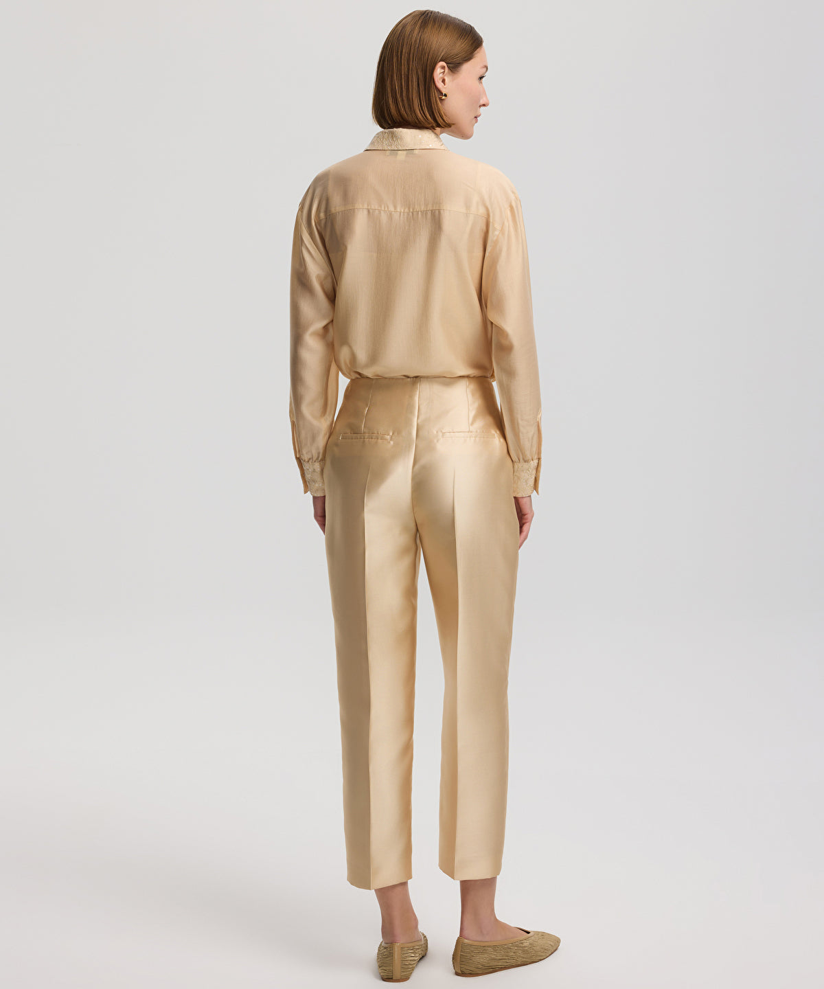 Zoomed Cigarette Trousers