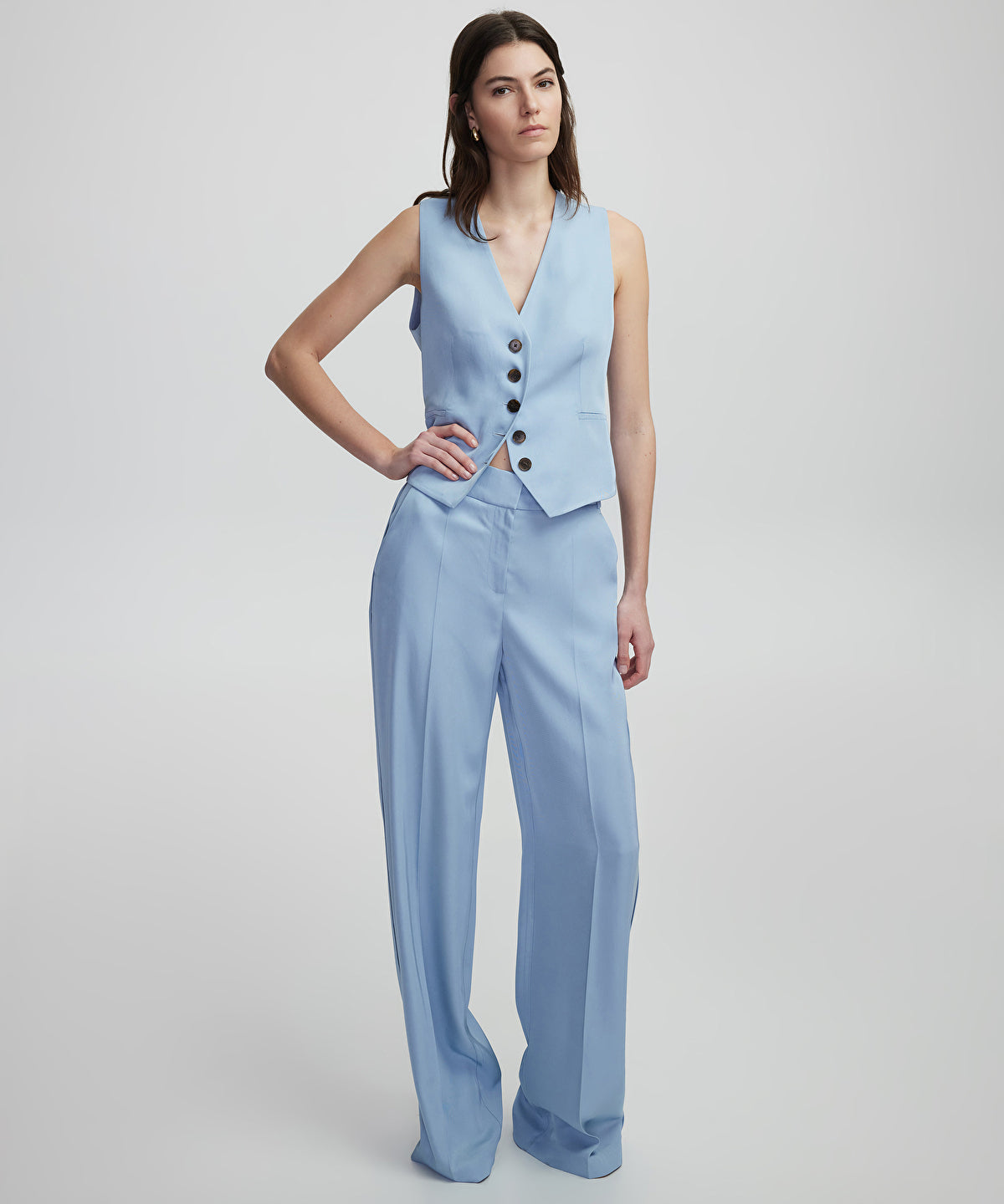 Zoomed Wide-Leg Trousers