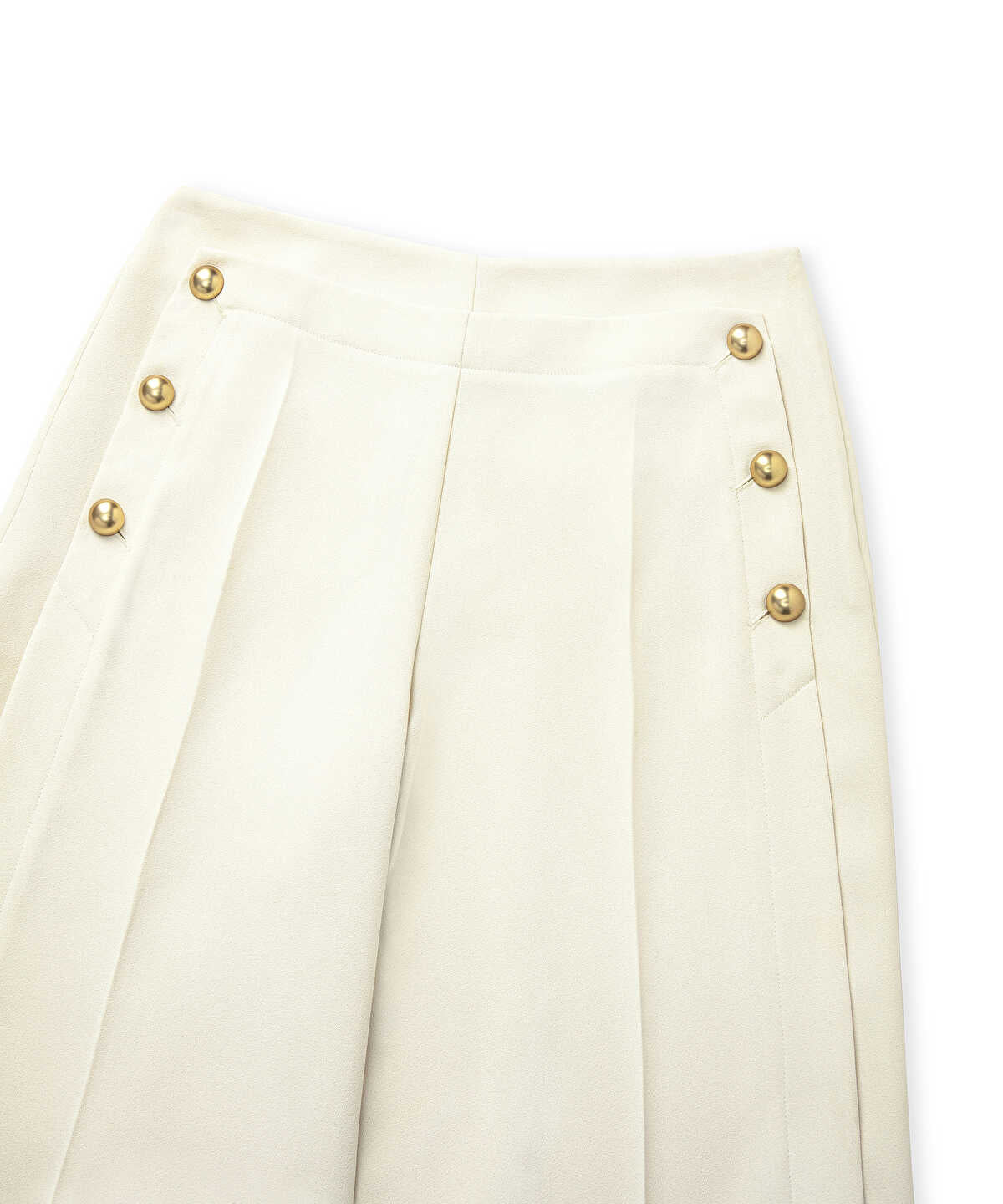 Trousers With Metal Buttons