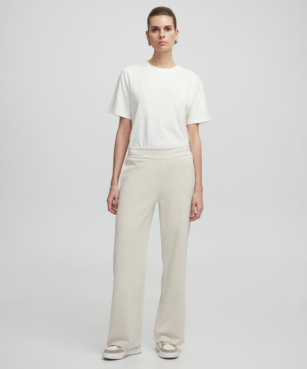 Zoomed Monogram Detailed Trousers