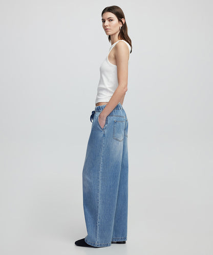 Elastic Waist Jeans
