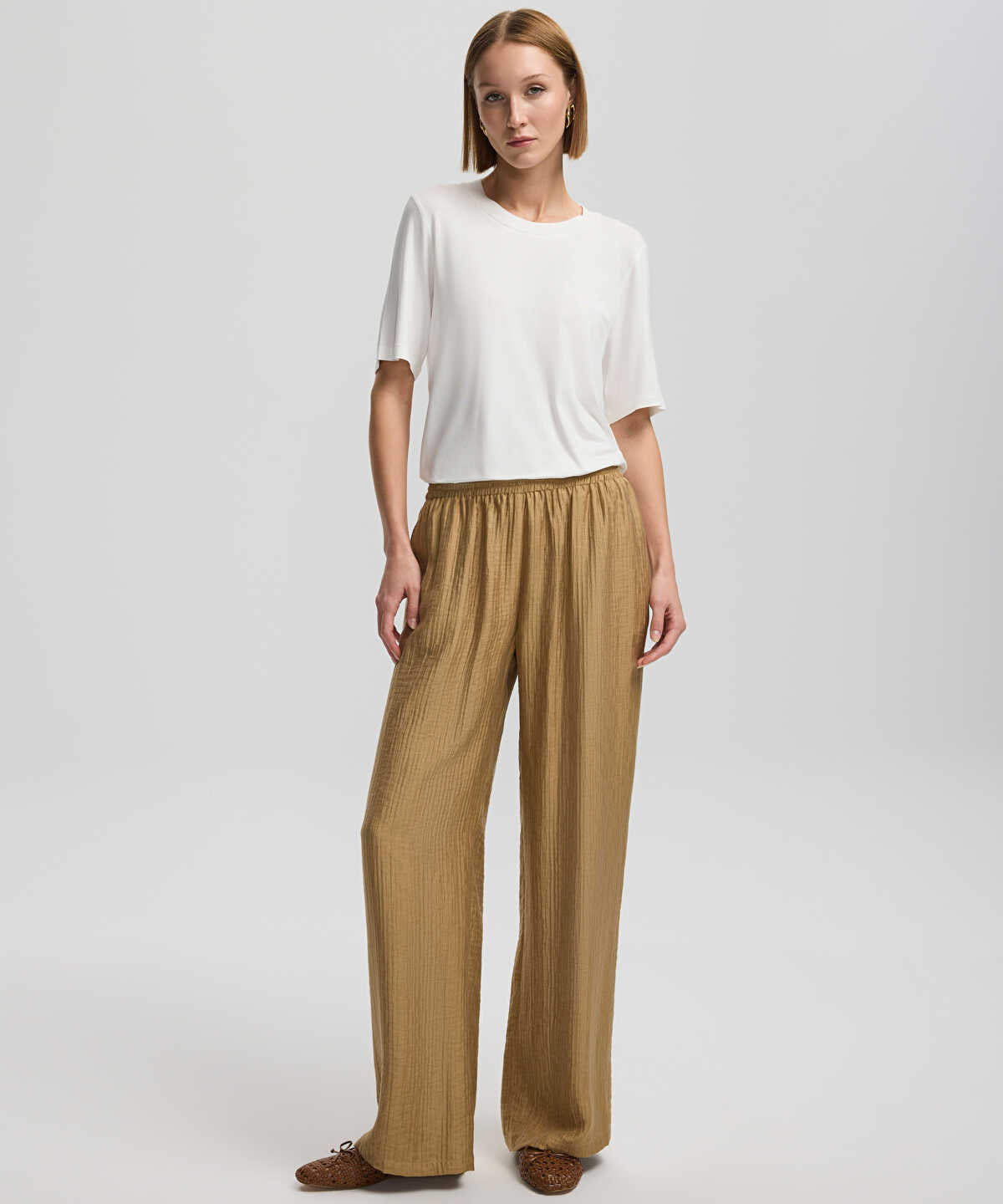 Textured Trousers