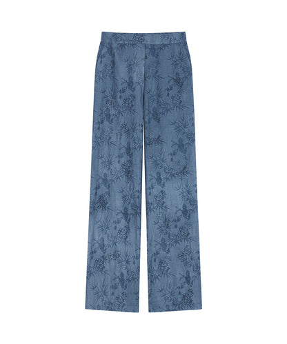Printed trousers