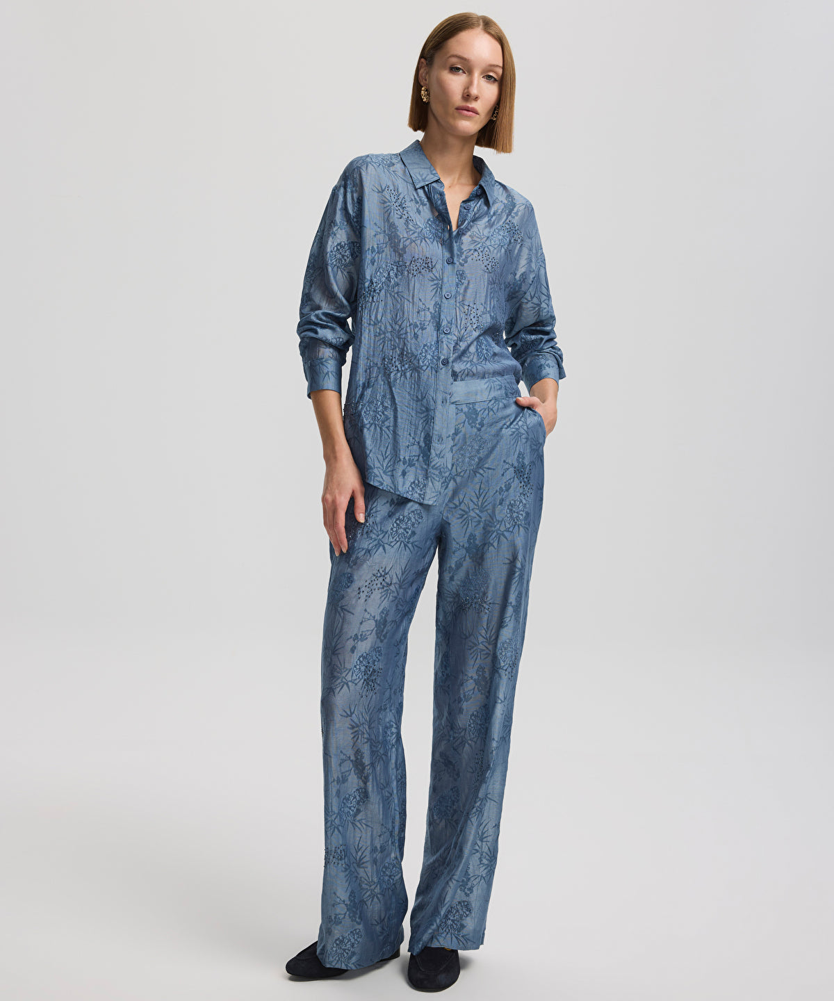 Printed trousers