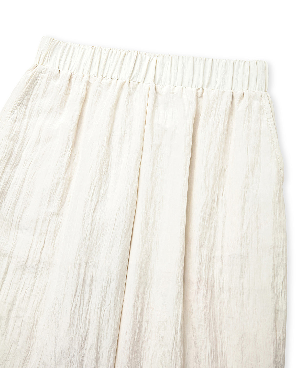 Zoomed Textured Wide-Leg Trousers