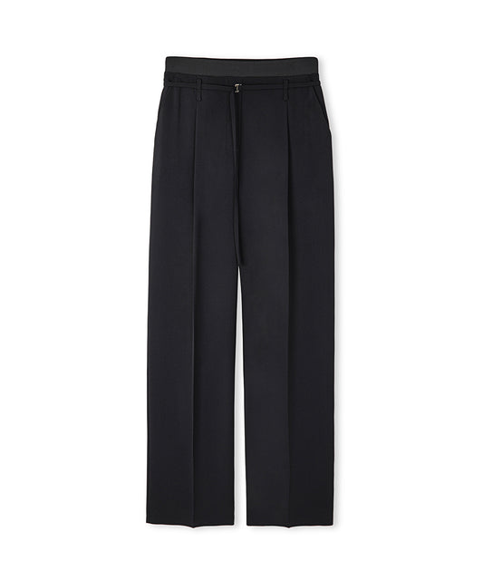 Trousers With Minimal Buckle