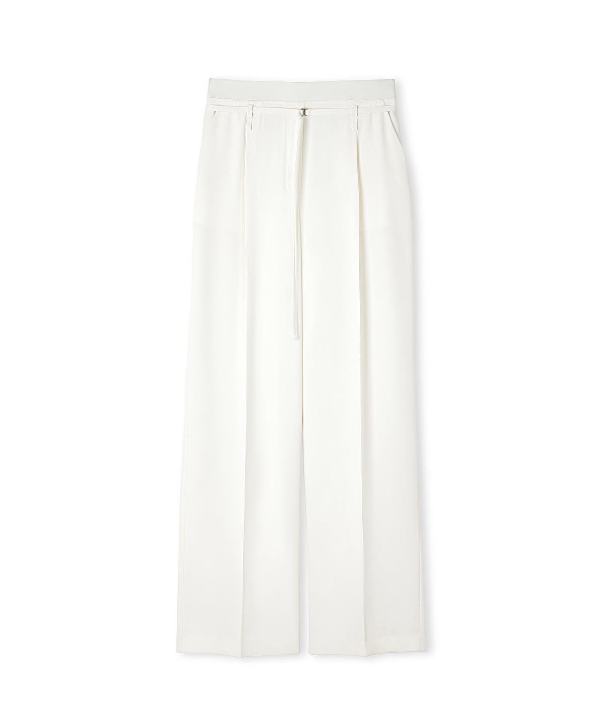 Zoomed Trousers With Minimal Buckle